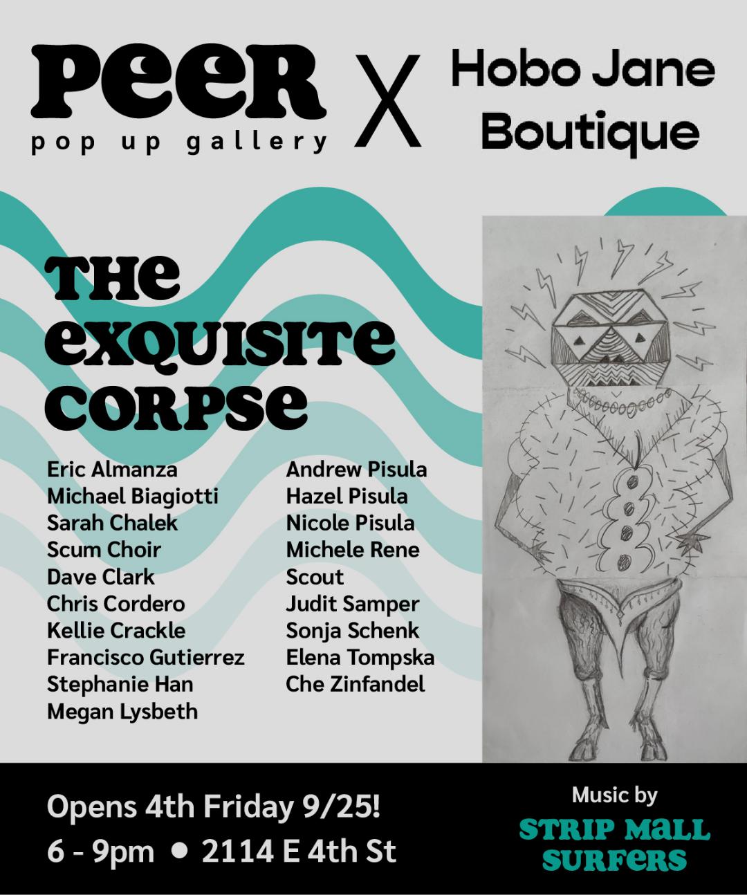 The Exquisite Corpse, group show - Fri 9/29, 6-9pm,