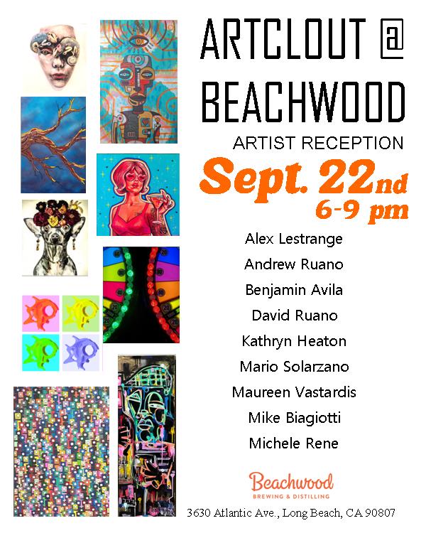 Art Clout @ Beachwood, Group Show, Tues. 9/22, 6-9pm